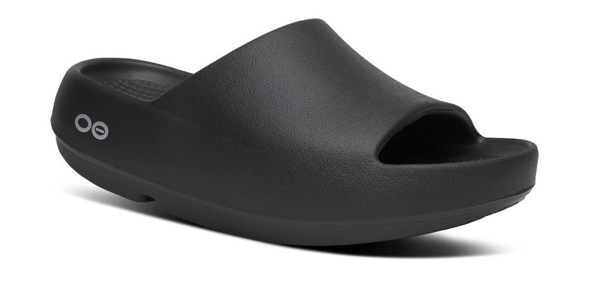 OOFOS Women's OOahh PLUS Slide Sandal - Black
