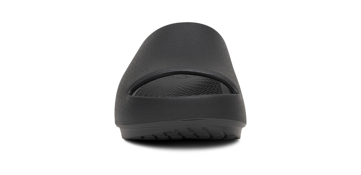 OOFOS Women's OOahh PLUS Slide Sandal - Black
