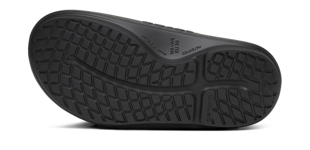 OOFOS Women's OOahh PLUS Slide Sandal - Black