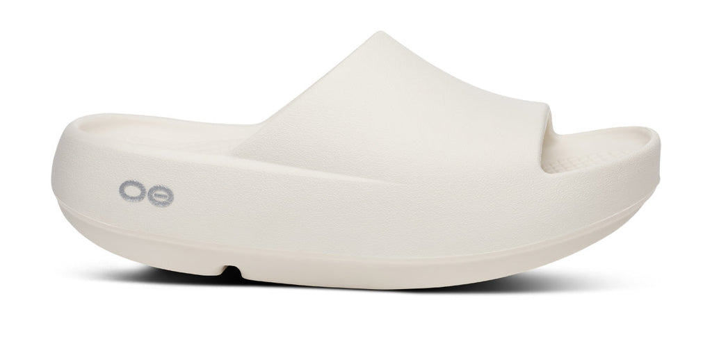 OOFOS Men's OOahh PLUS Slide Sandal - Chalk