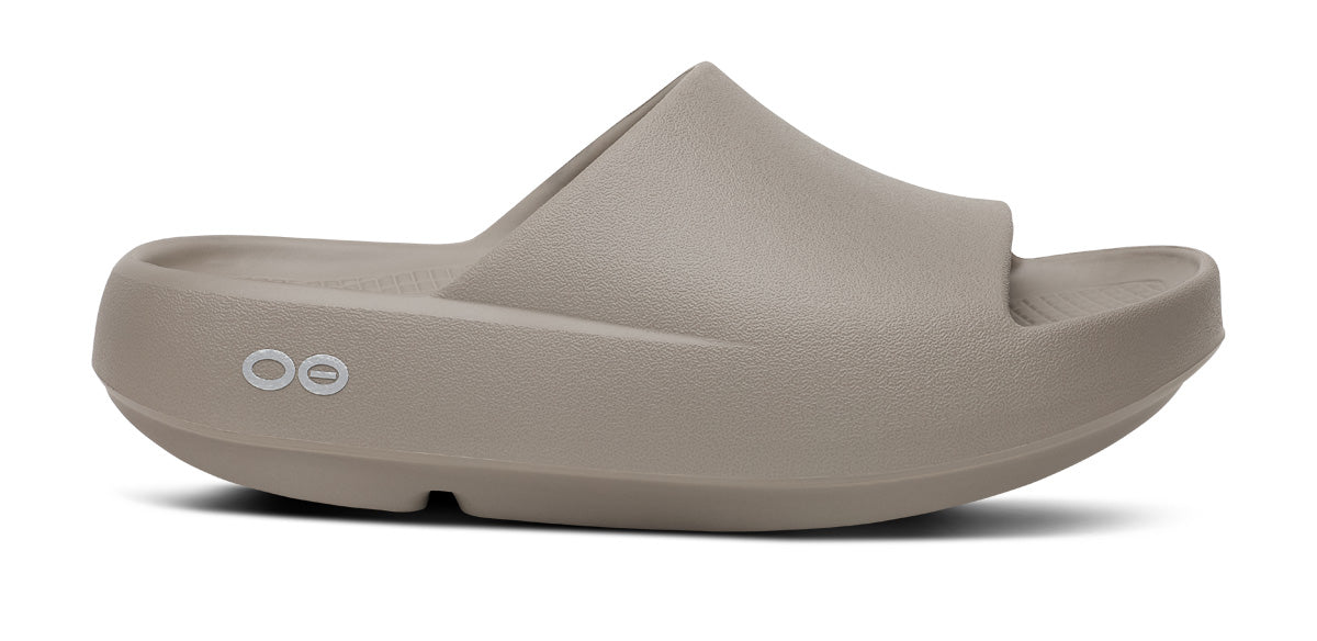 OOFOS Men's OOahh PLUS Slide Sandal - Driftwood