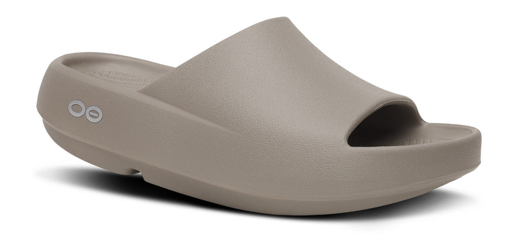 OOFOS Women's OOahh PLUS Slide Sandal - Driftwood