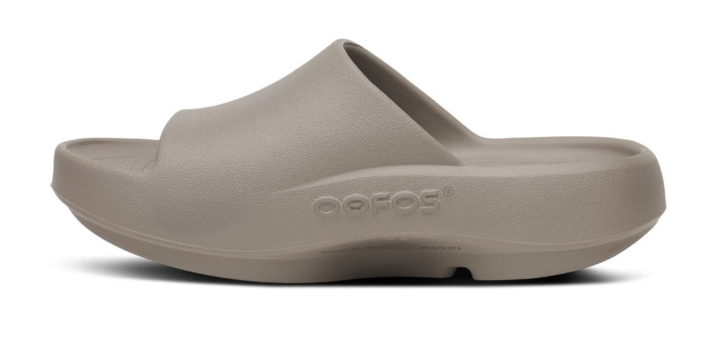 OOFOS Women's OOahh PLUS Slide Sandal - Driftwood