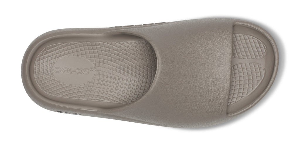 OOFOS Men's OOahh PLUS Slide Sandal - Driftwood