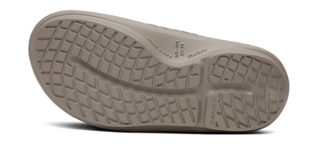 OOFOS Women's OOahh PLUS Slide Sandal - Driftwood