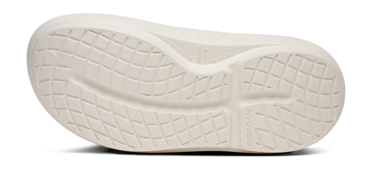 OOFOS Men's Cloog PLUS Clog - Chalk