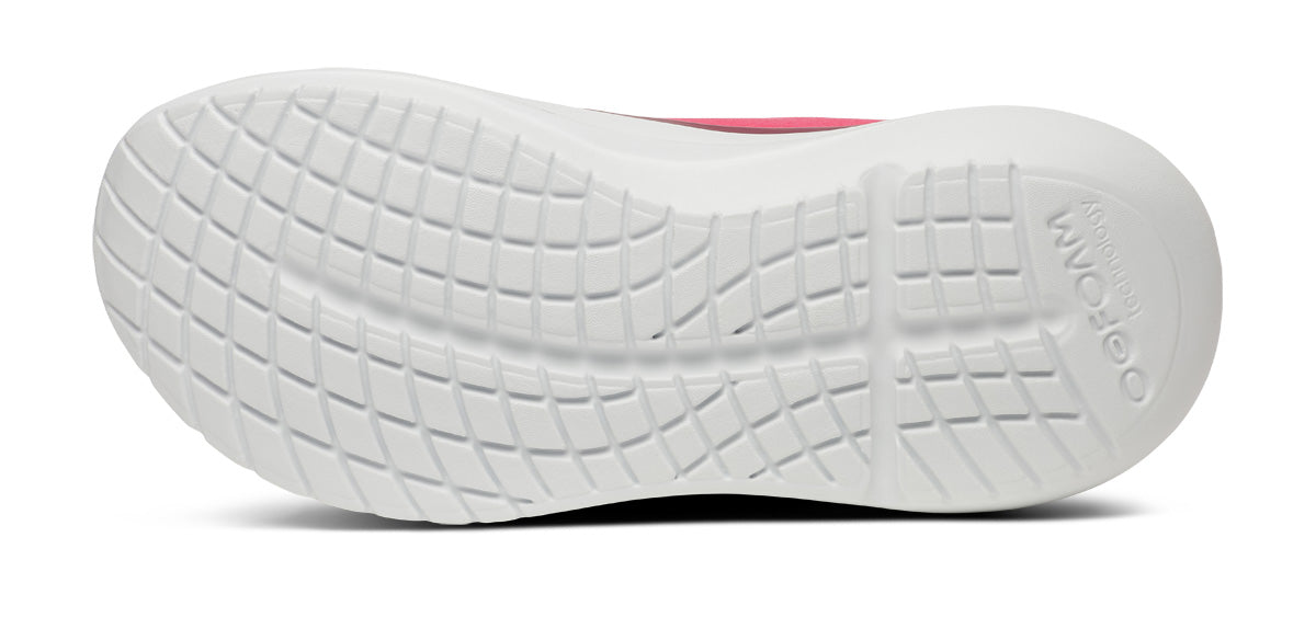 OOFOS Women's OOmy Stride Sneakers - Neon Berry