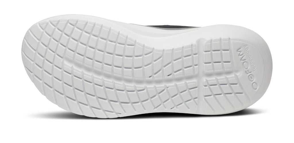 OOFOS Women's OOmy Stride Sneakers - White Black