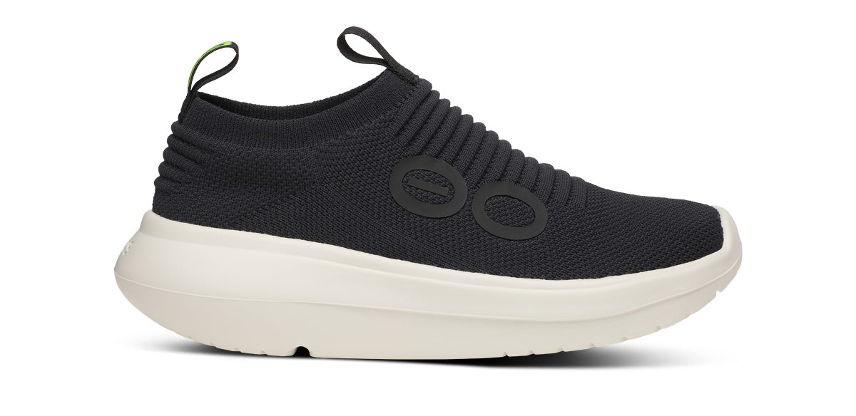 OOFOS Women's OOmy Zen Sneakers - Chalk Black