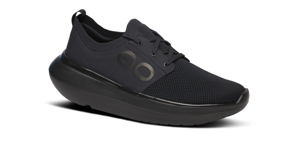 OOFOS Men's OOmy Stride Sneakers - Black