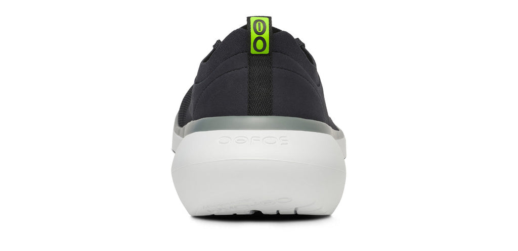 OOFOS Men's OOmy Stride Sneakers - White Black
