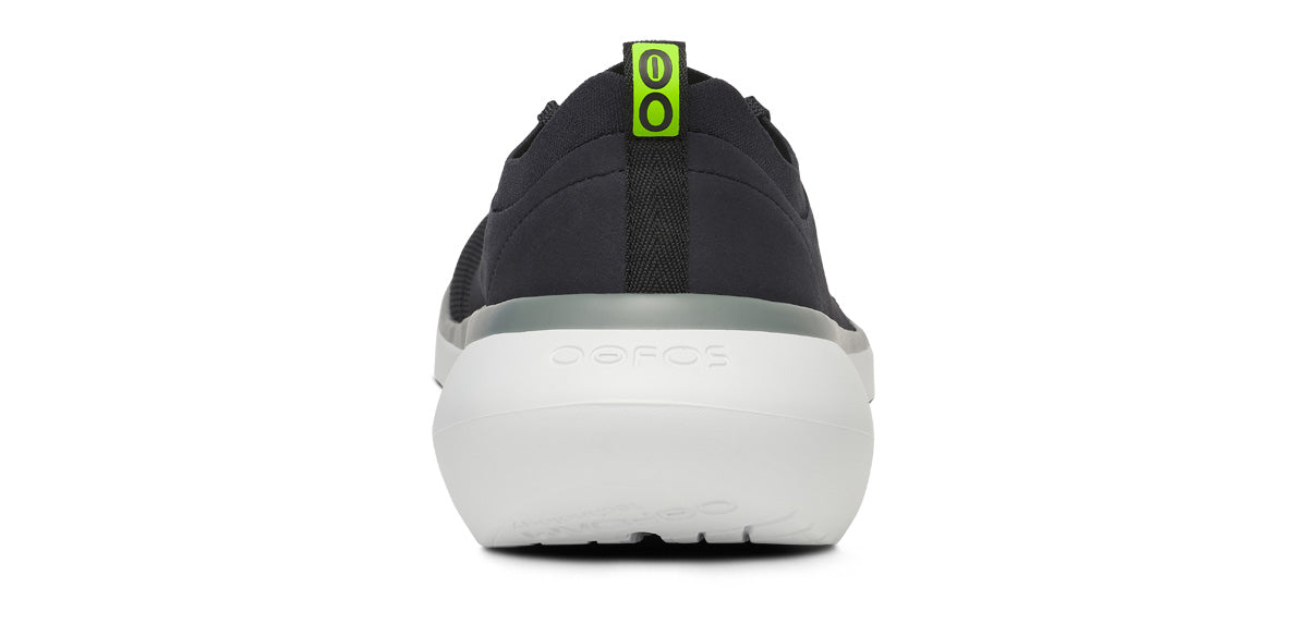 OOFOS Men's OOmy Stride Sneakers - White Black
