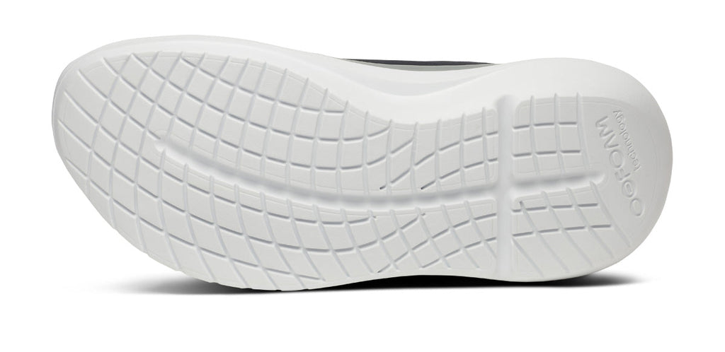 OOFOS Men's OOmy Stride Sneakers - White Black