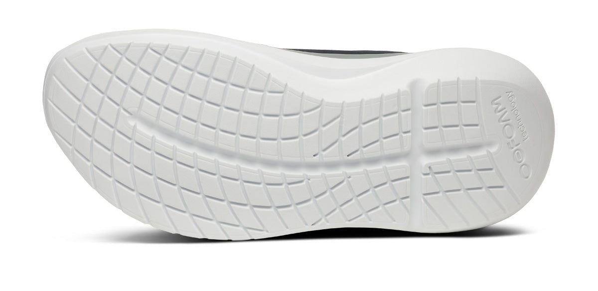 OOFOS Men's OOmy Stride Sneakers - White Black