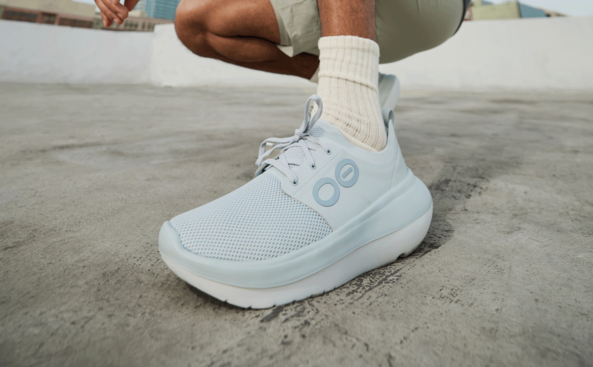 OOFOS Men's OOmy Stride Sneakers - Glacier