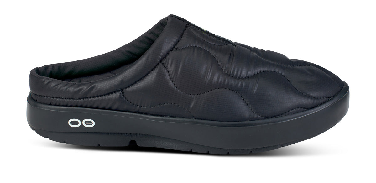 OOFOS Women's OOcoozie Thermo Mule Slippers - Black