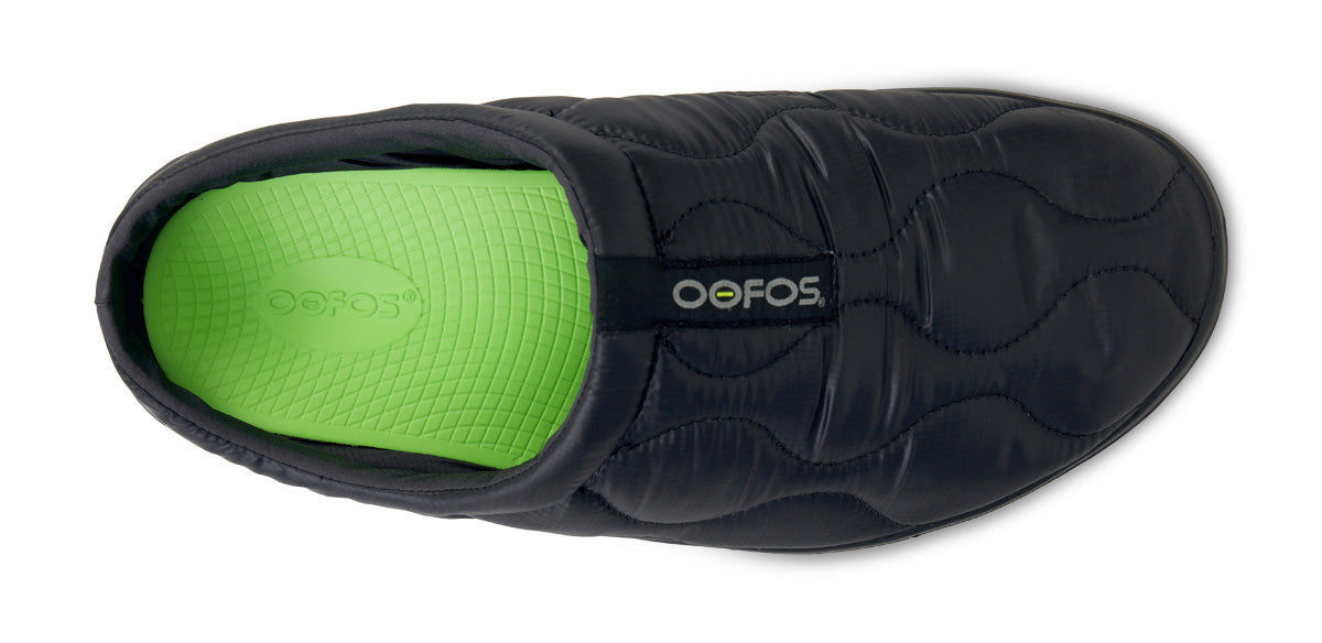 OOFOS Women's OOcoozie Thermo Mule Slippers - Black