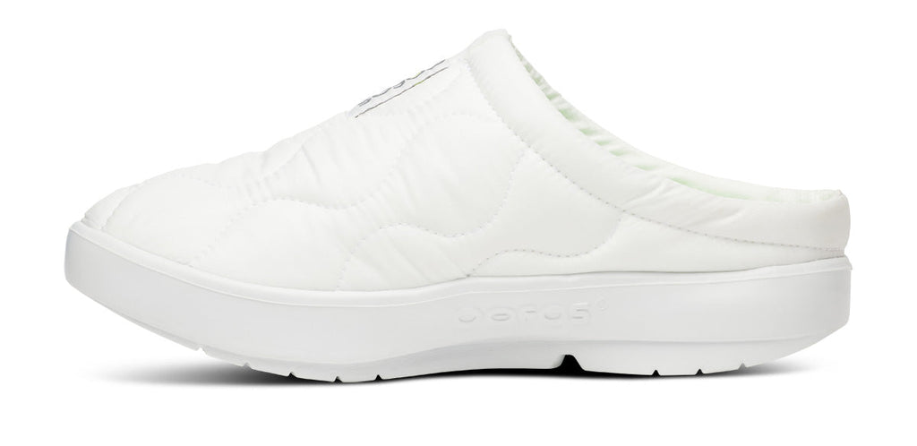 OOFOS Women's OOcoozie Thermo Mule Slippers - White