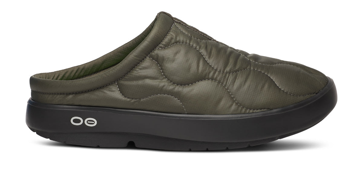 OOFOS Men's OOcoozie Thermo Mule Slippers - Alpine Moss