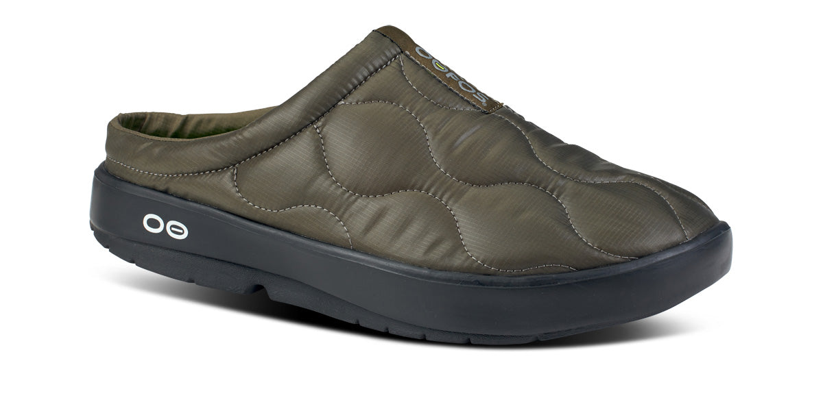 OOFOS Men's OOcoozie Thermo Mule Slippers - Alpine Moss