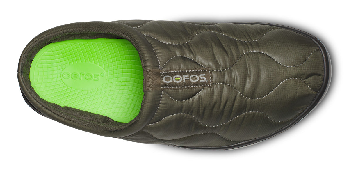 OOFOS Men's OOcoozie Thermo Mule Slippers - Alpine Moss