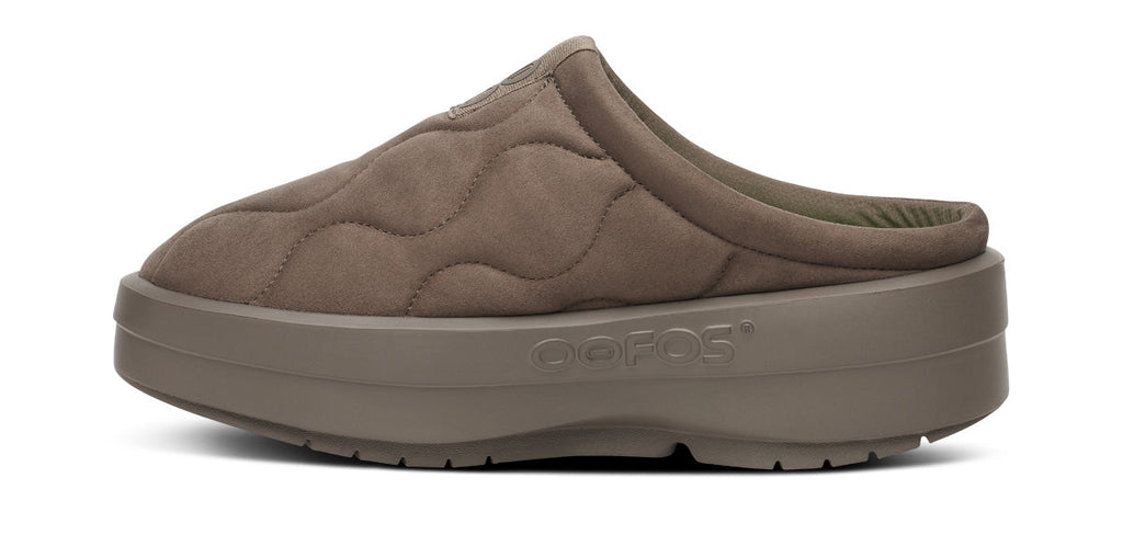 OOFOS Women's OOmega Posh Mule Slippers - Truffle