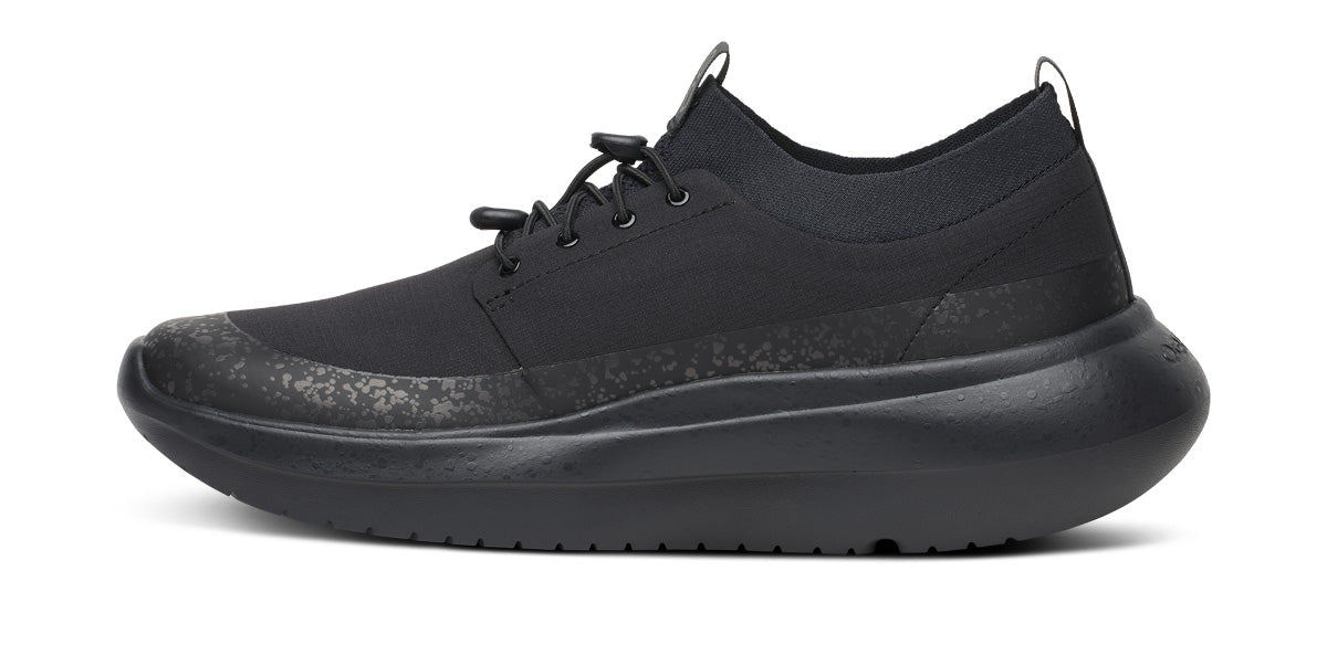 OOFOS Men's Roam Ripstop Sneakers - Black