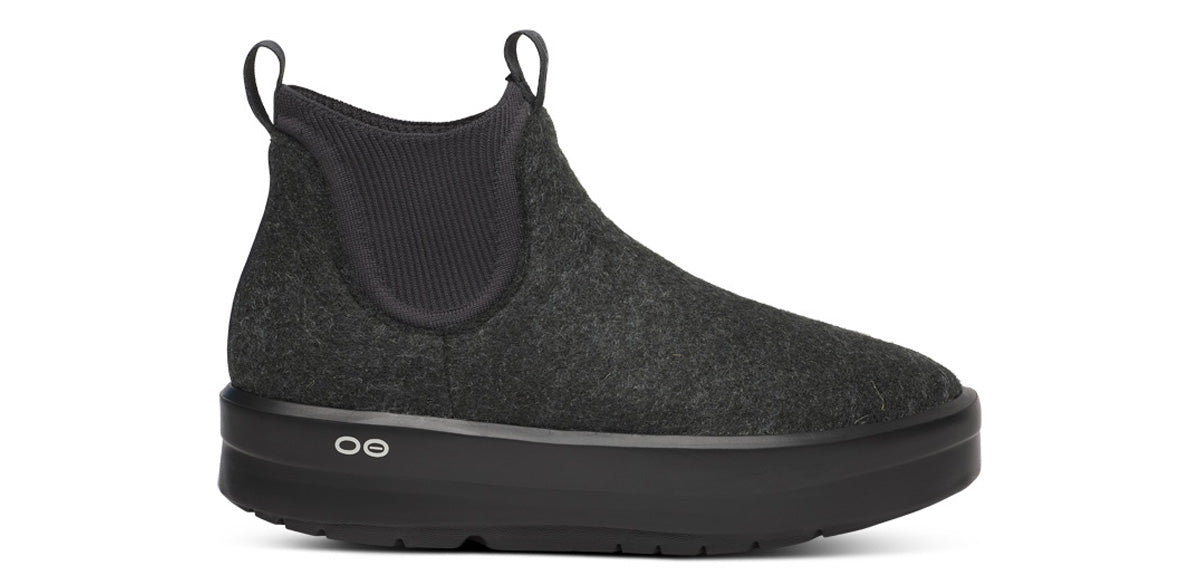 OOFOS Women's OOmega Londoner Boots - Charcoal
