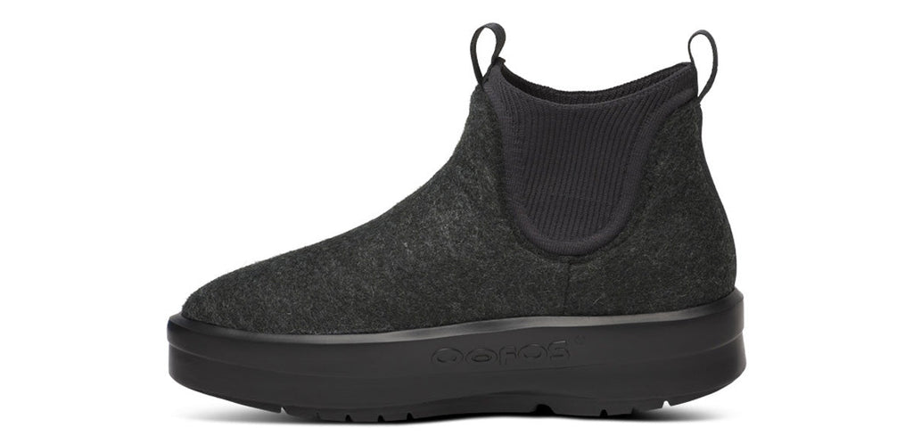 OOFOS Women's OOmega Londoner Boots - Charcoal