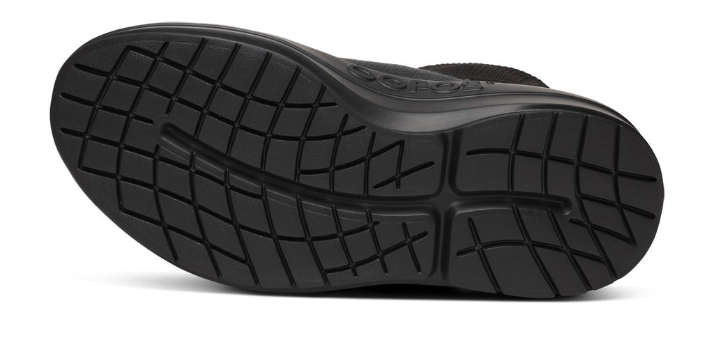 OOFOS Women's OOmega Leather Londoner Boots - Black