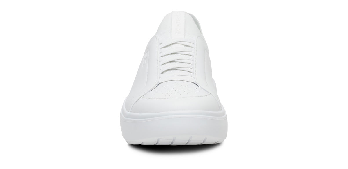 OOFOS Men's Club+ Leather Sneakers - White