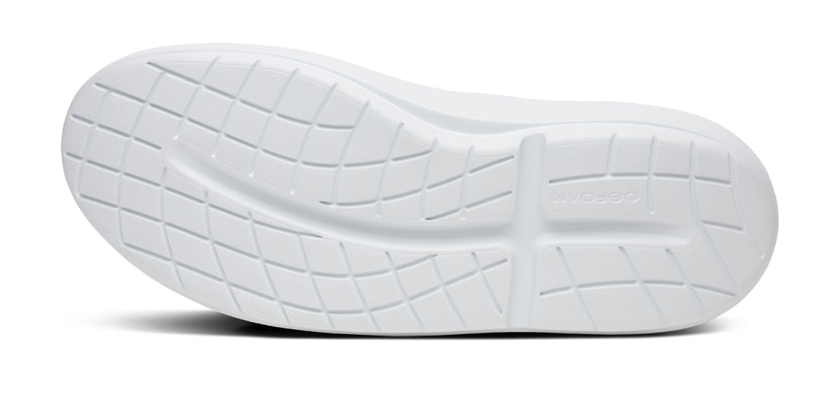 OOFOS Men's Club+ Leather Sneakers - White