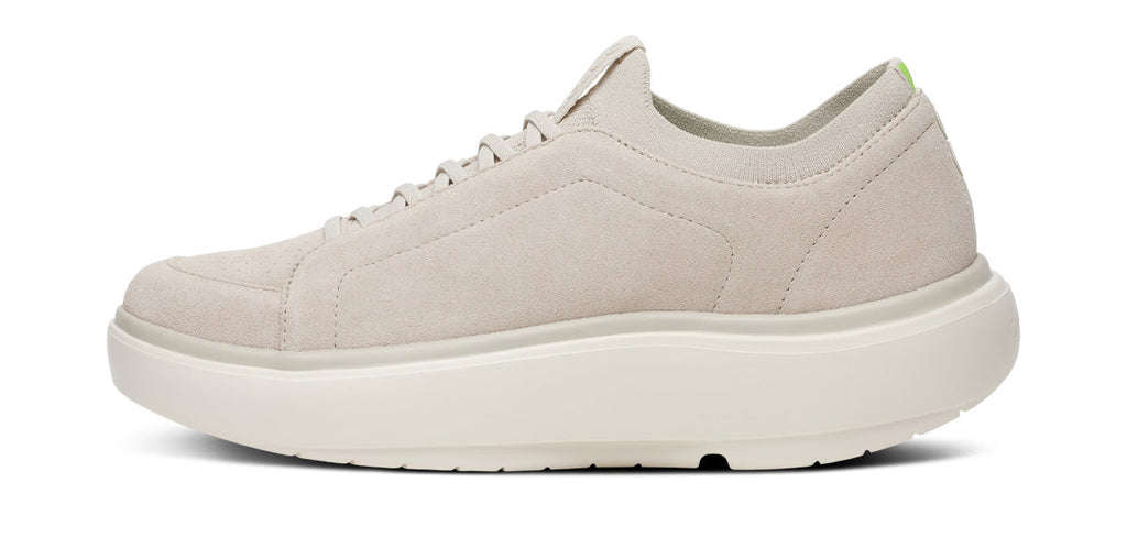 OOFOS Men's Club+ Suede Sneakers - Moonbeam
