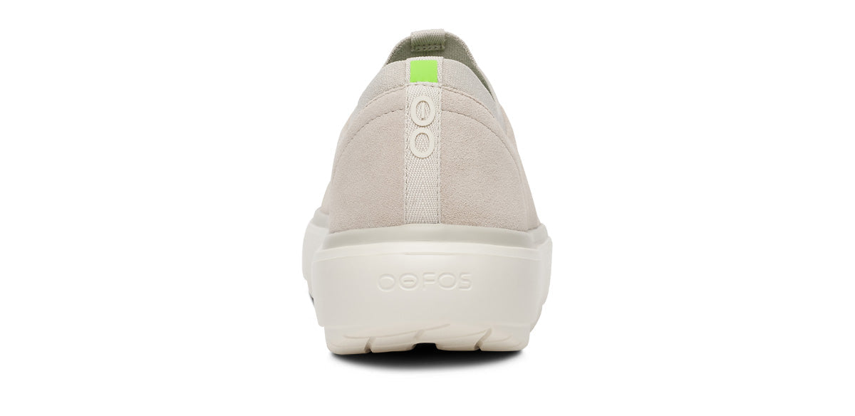 OOFOS Men's Club+ Suede Sneakers - Moonbeam