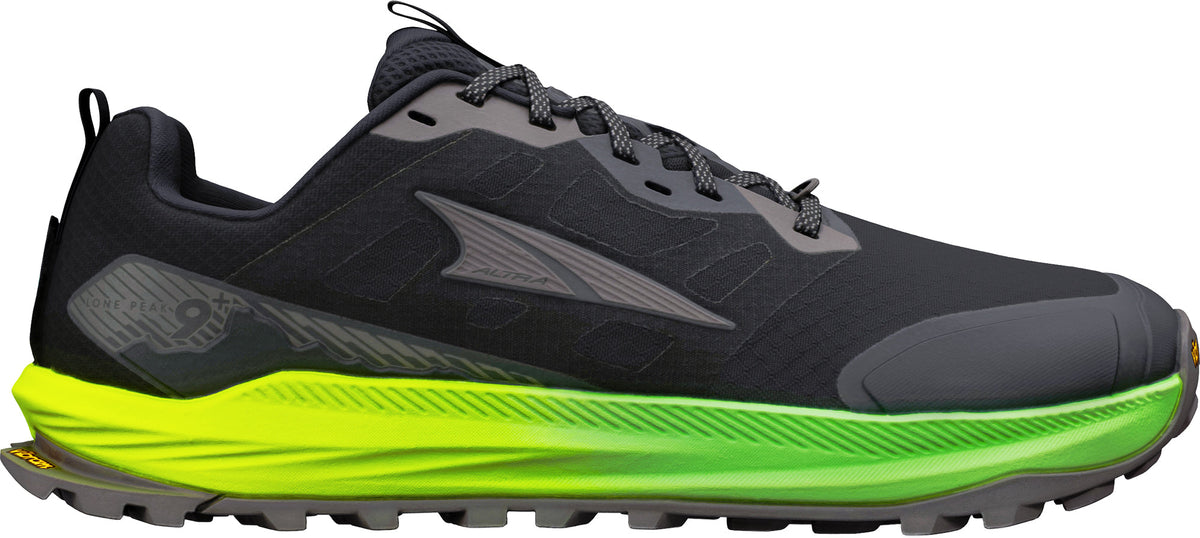 Altra Lone Peak 9+ Men's Trail Running Shoes - Black