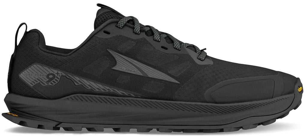 Altra Lone Peak 9+ WIDE FIT Men's Trail Running Shoes - Black