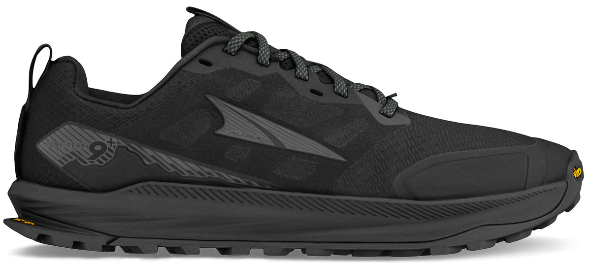 Altra Lone Peak 9+ WIDE FIT Men's Trail Running Shoes - Black