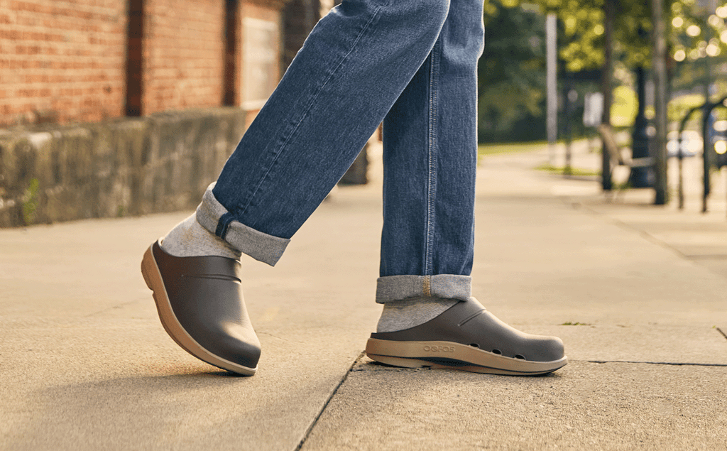 OOFOS Men's OOcloog Stacked Clog - Portobello