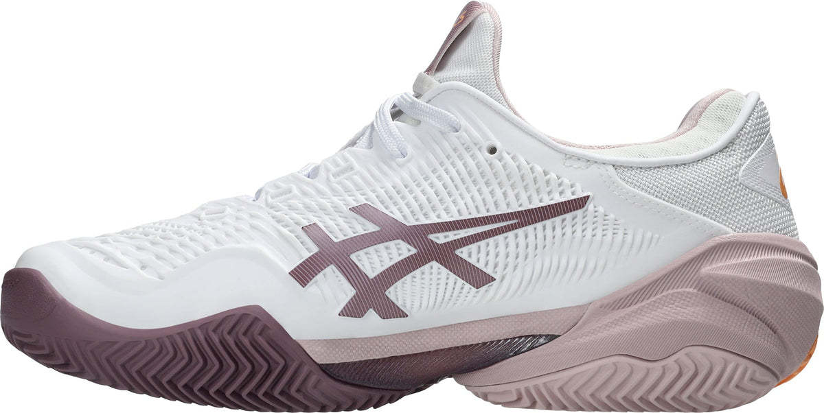 Asics Court FF 3 Clay Women's Tennis Shoes - White
