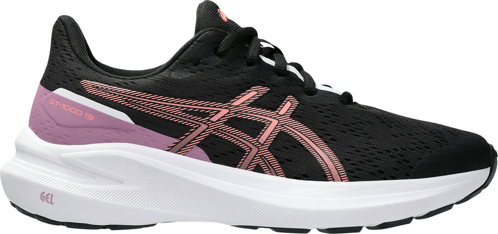 Asics GT 1000 13 GS Junior Running Shoes - Black