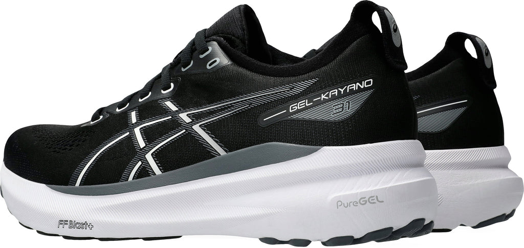 Asics Gel Kayano 31 WIDE FIT (2E) Men's Running Shoes - Black