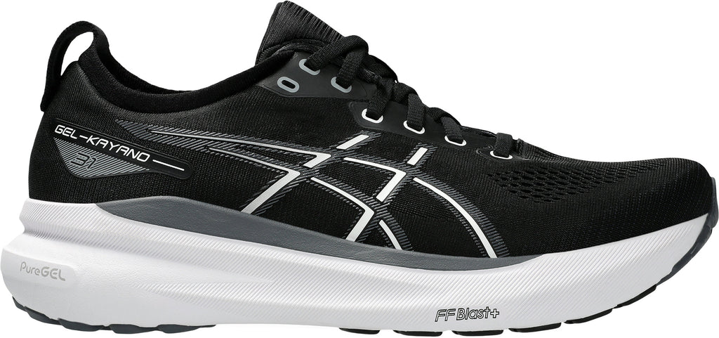 Asics Gel Kayano 31 WIDE FIT (2E) Men's Running Shoes - Black