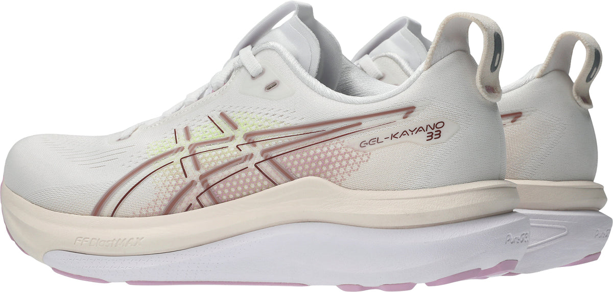 Asics Gel Kayano 33 Women's Running Shoes - White