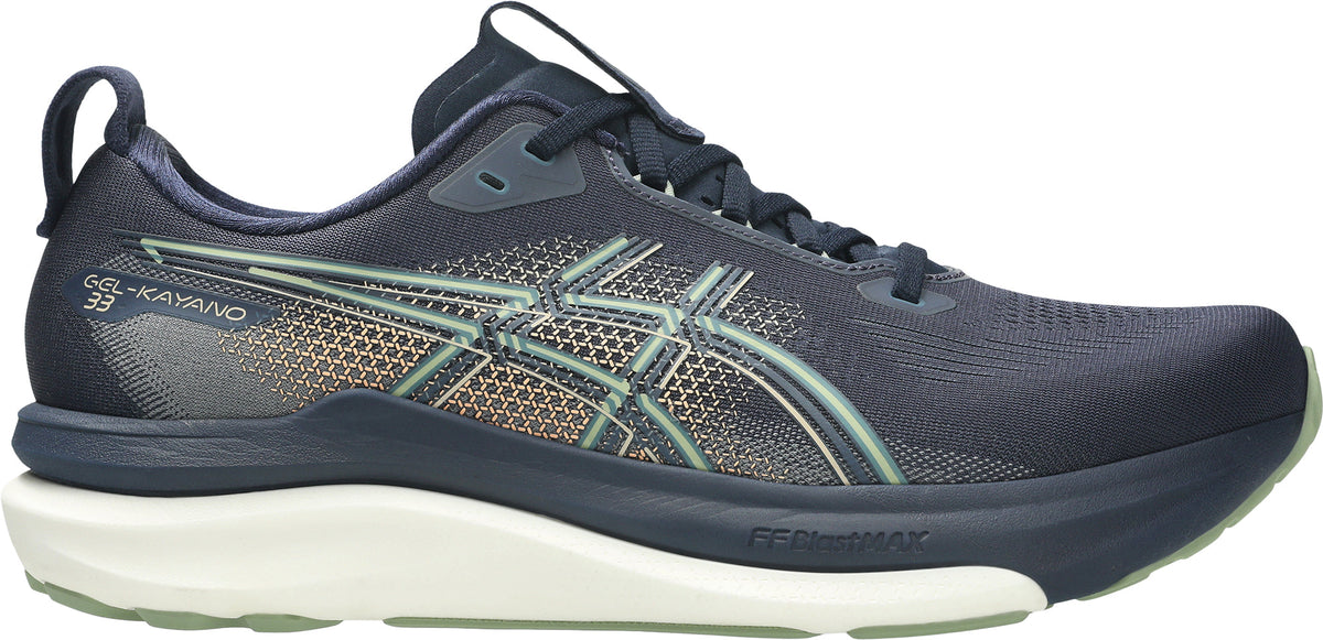 Asics Gel Kayano 33 WIDE FIT (2E) Men's Running Shoes - Blue