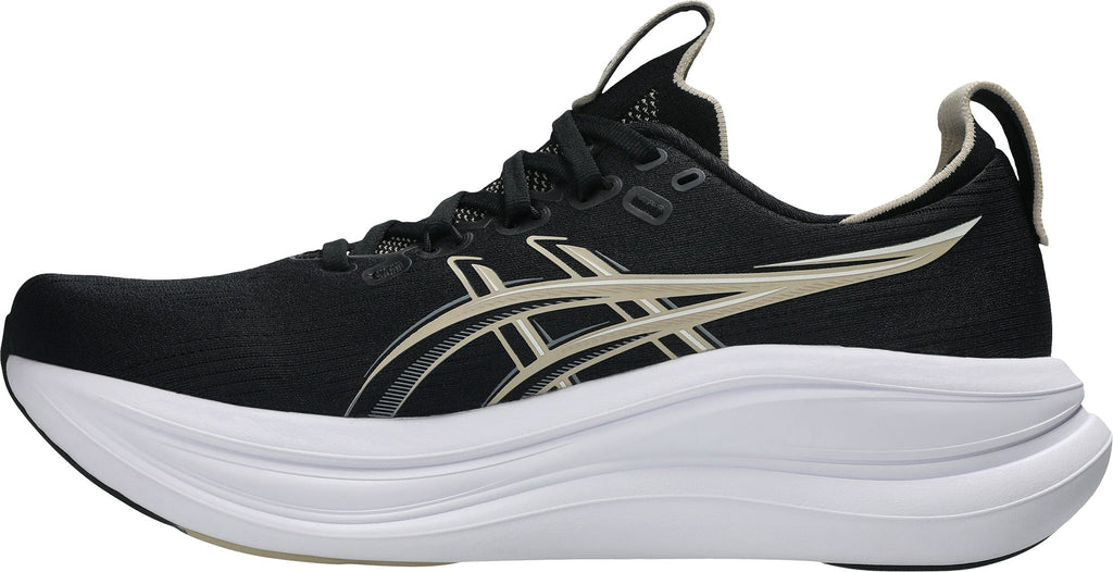 Asics Gel Nimbus 28 WIDE FIT Men's Running Shoes - Black