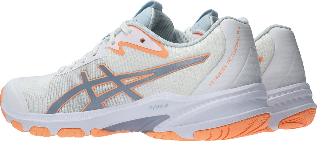 Asics Netburner Professional FF 4 Women's Netball Shoes - White