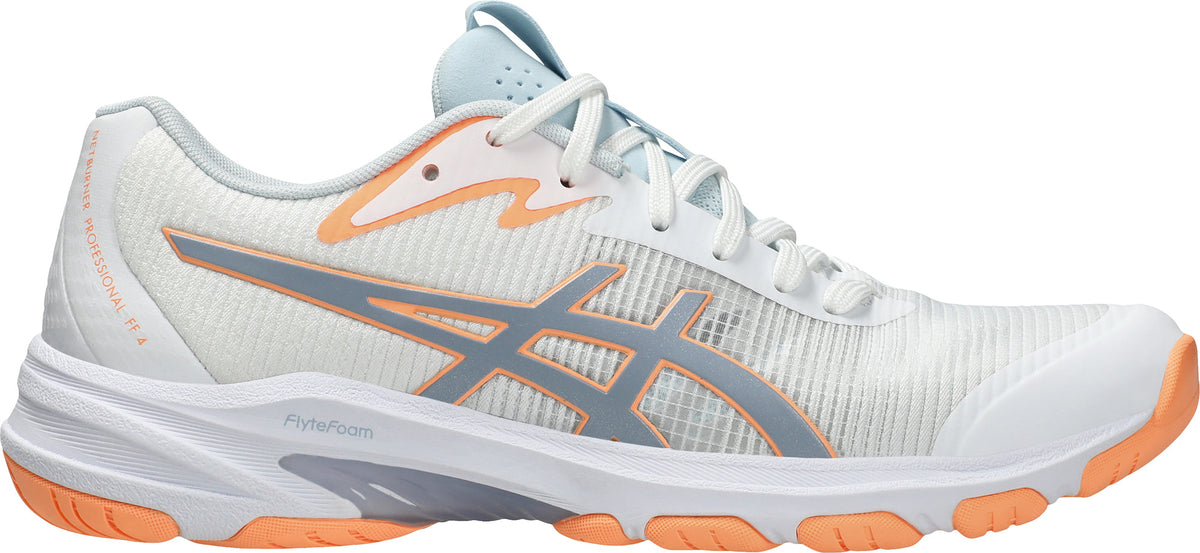 Asics Netburner Professional FF 4 Women's Netball Shoes - White