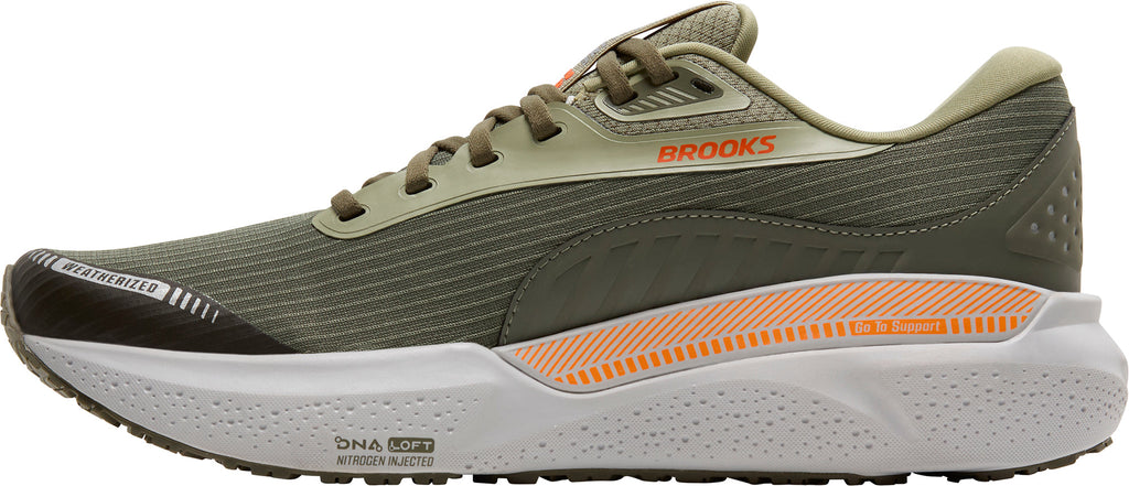 Brooks Adrenaline GTS 24 Weatherized Men's Running Shoes - Green