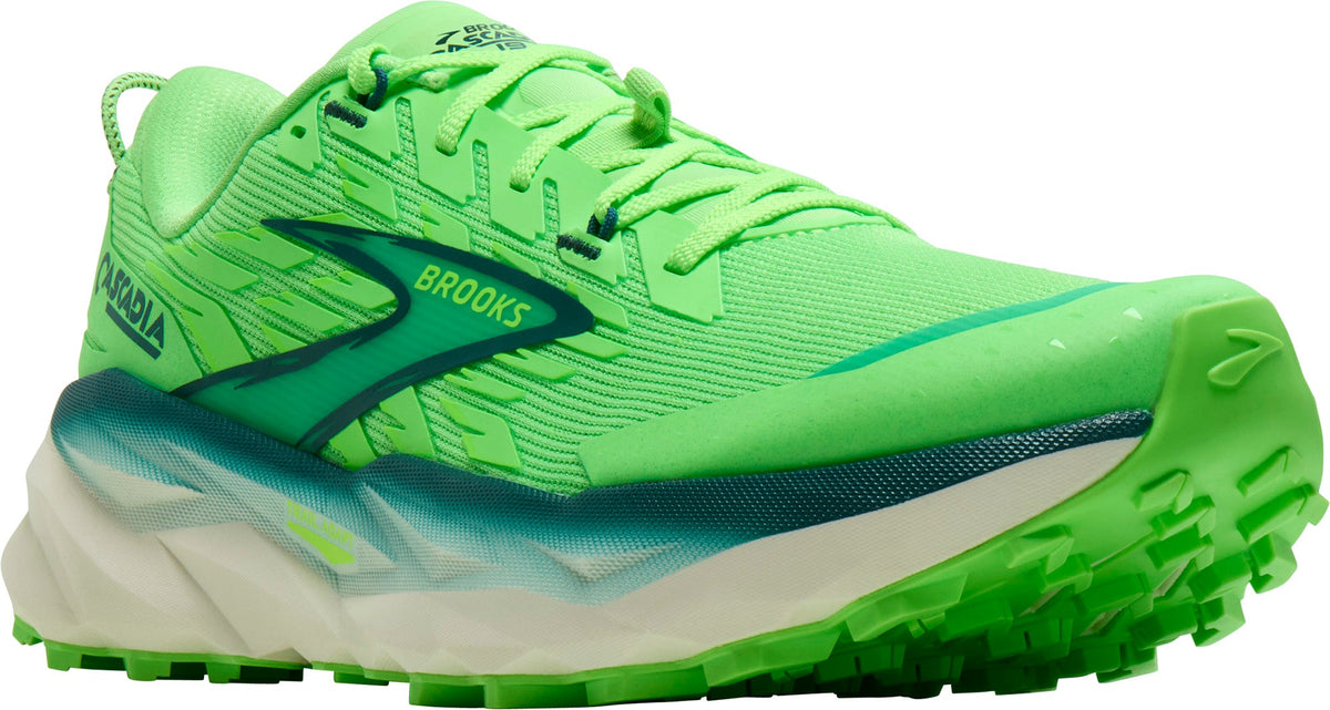 Brooks Cascadia 19 Men's Trail Running Shoes - Green