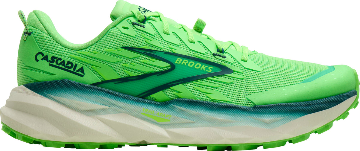 Brooks Cascadia 19 Men's Trail Running Shoes - Green